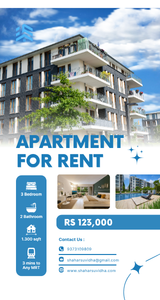 Apartment For Rent — Rs 1,23,000